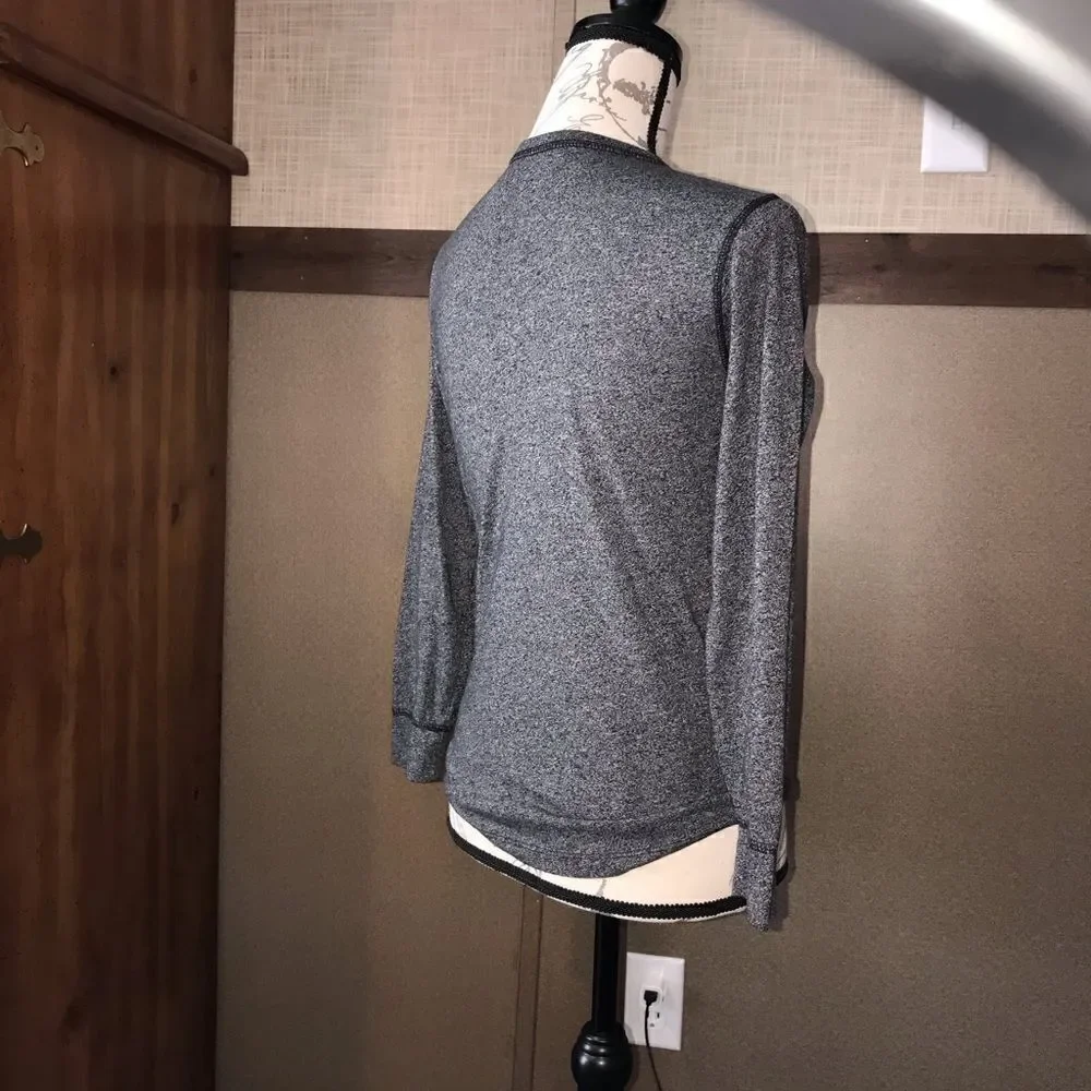 Gap Long Sleeve Gray Girls Shirt Large 10/14